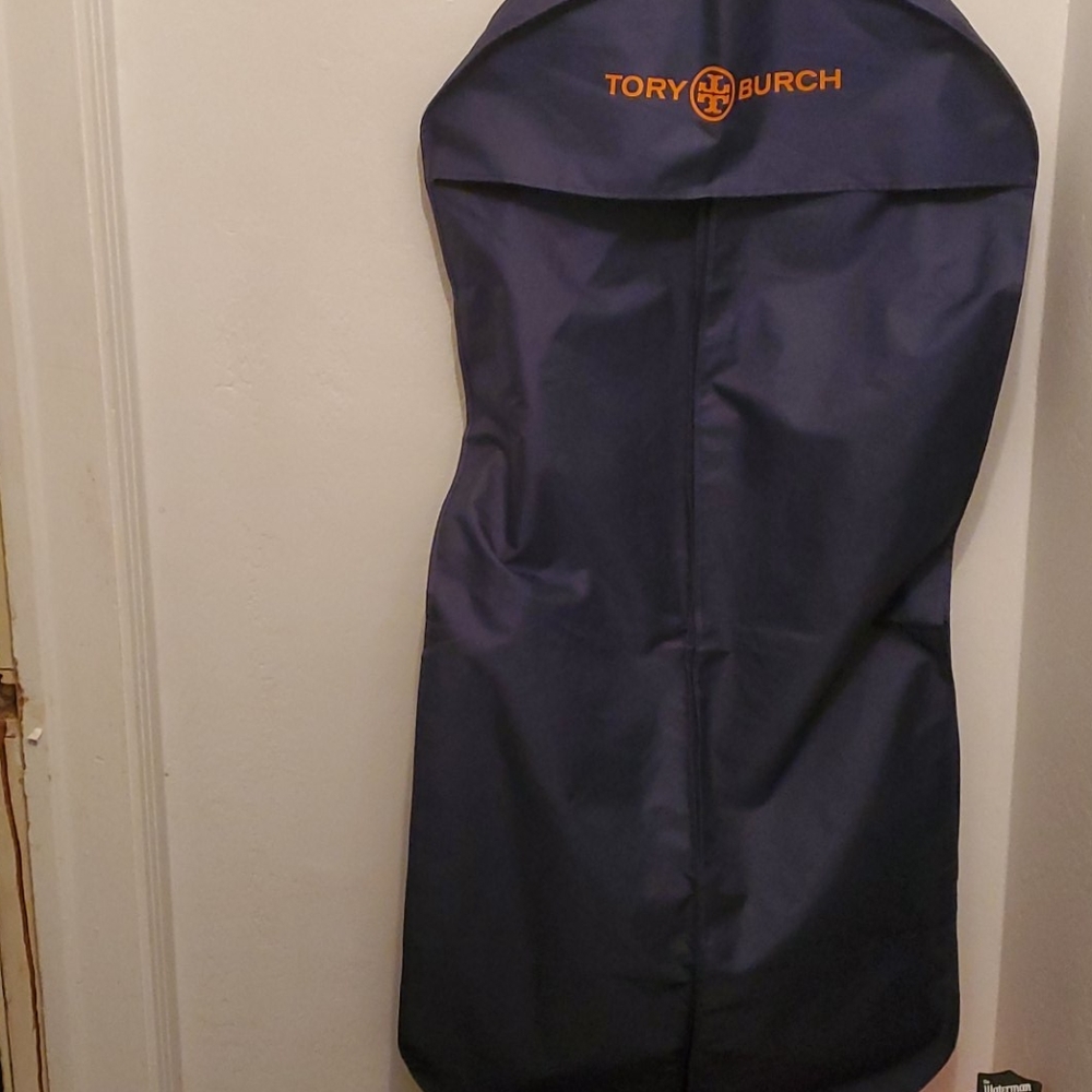 SOLD Tory Burch Blue Garment Bag